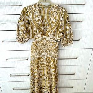 Sandro Naomi Guipure Lace cutout dress, size